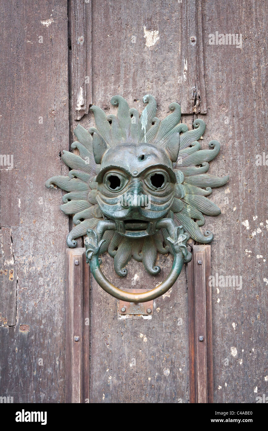 durham-cathedral-sanctuary-door-knocker-high-resolution-stock