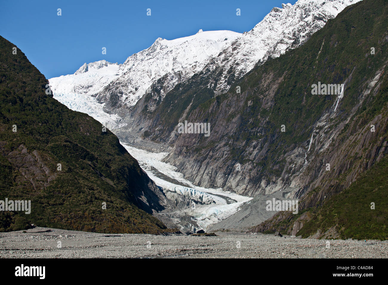 Franz Josef , glacier, Mt Cook National Park, New Zealand Stock Photo