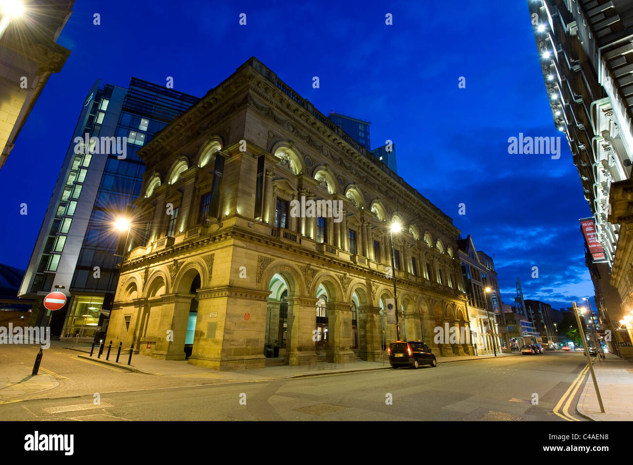 The Free Trade Hall (Radisson Edwardian Hotel), Peter Street, Manchester. Stock Photo