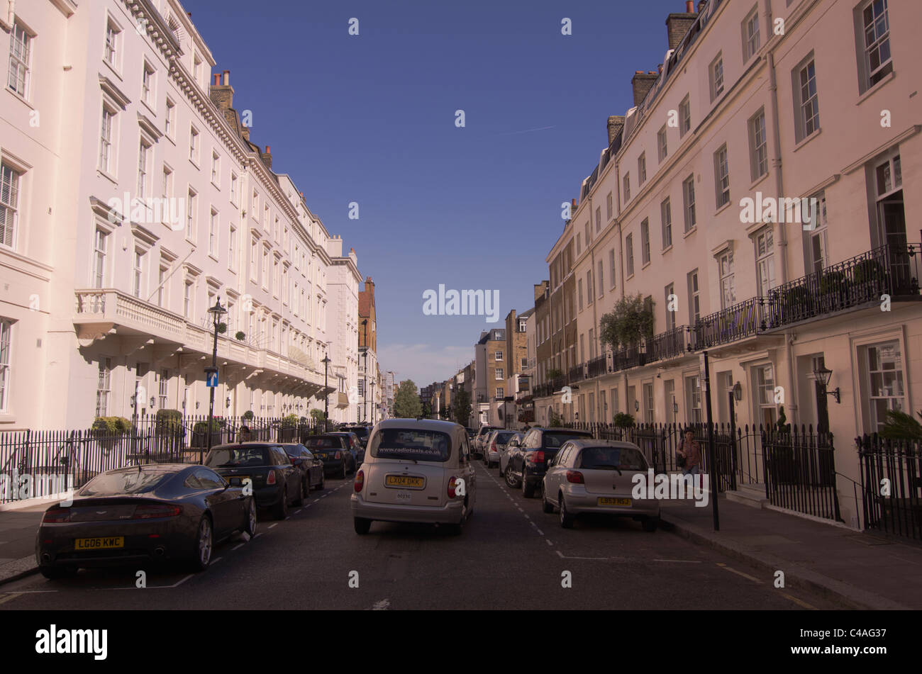 Eaton Terrace London SW1 Stock Photo Alamy