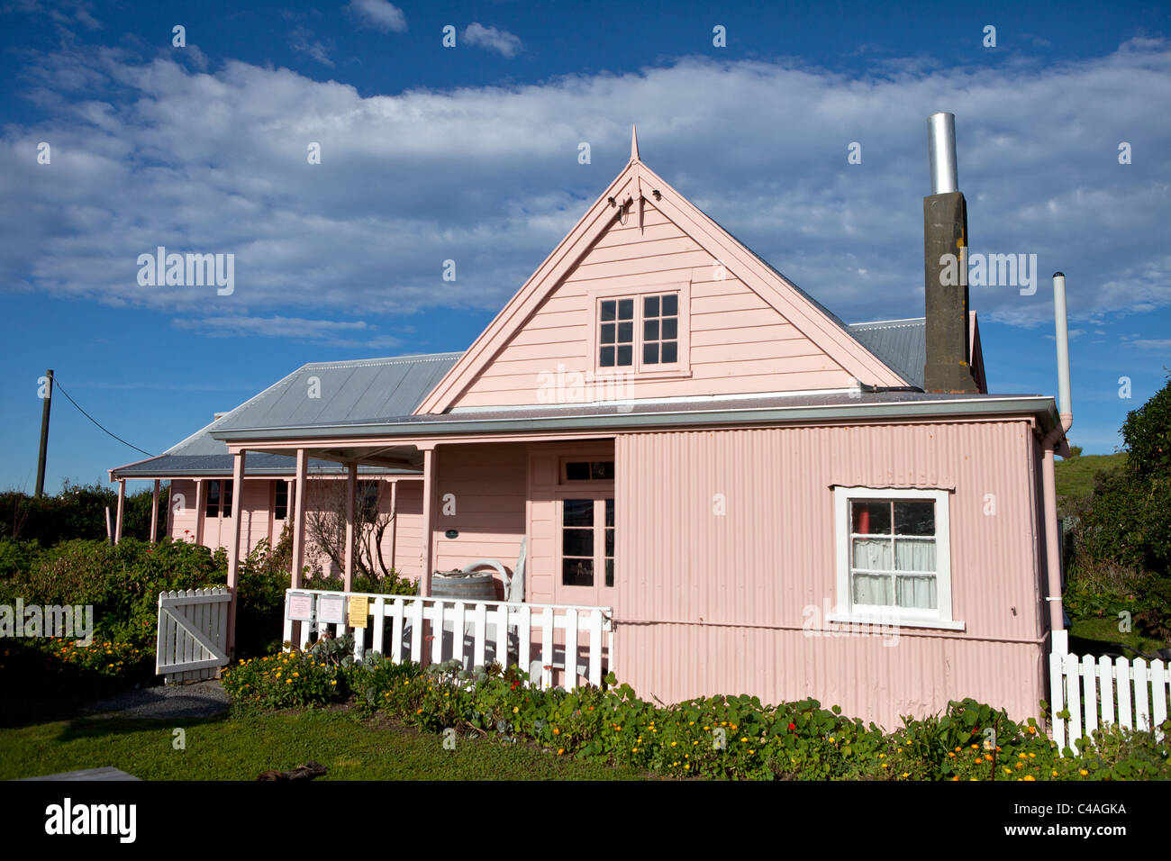 Fyffe house, Kaikoura New Zealand Stock Photo