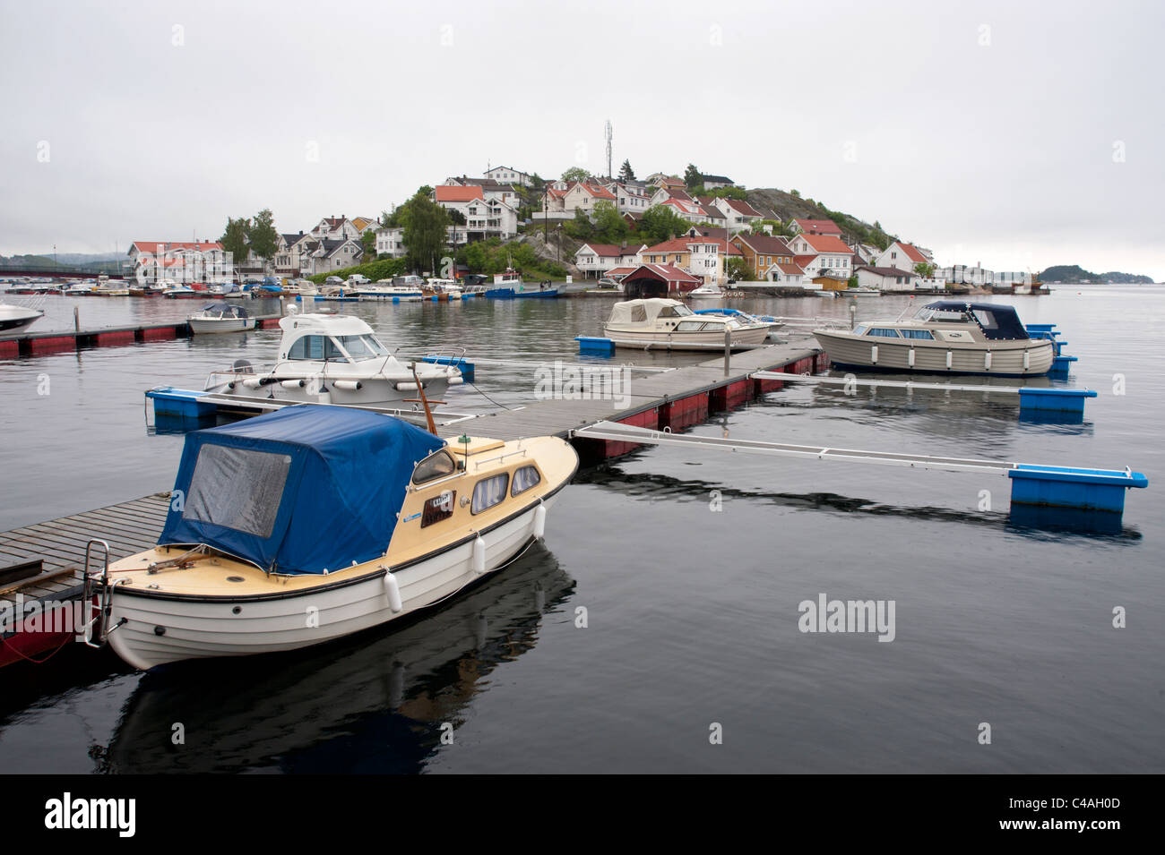 Coastal resort of Kragero, southern Norway. Stock Photo