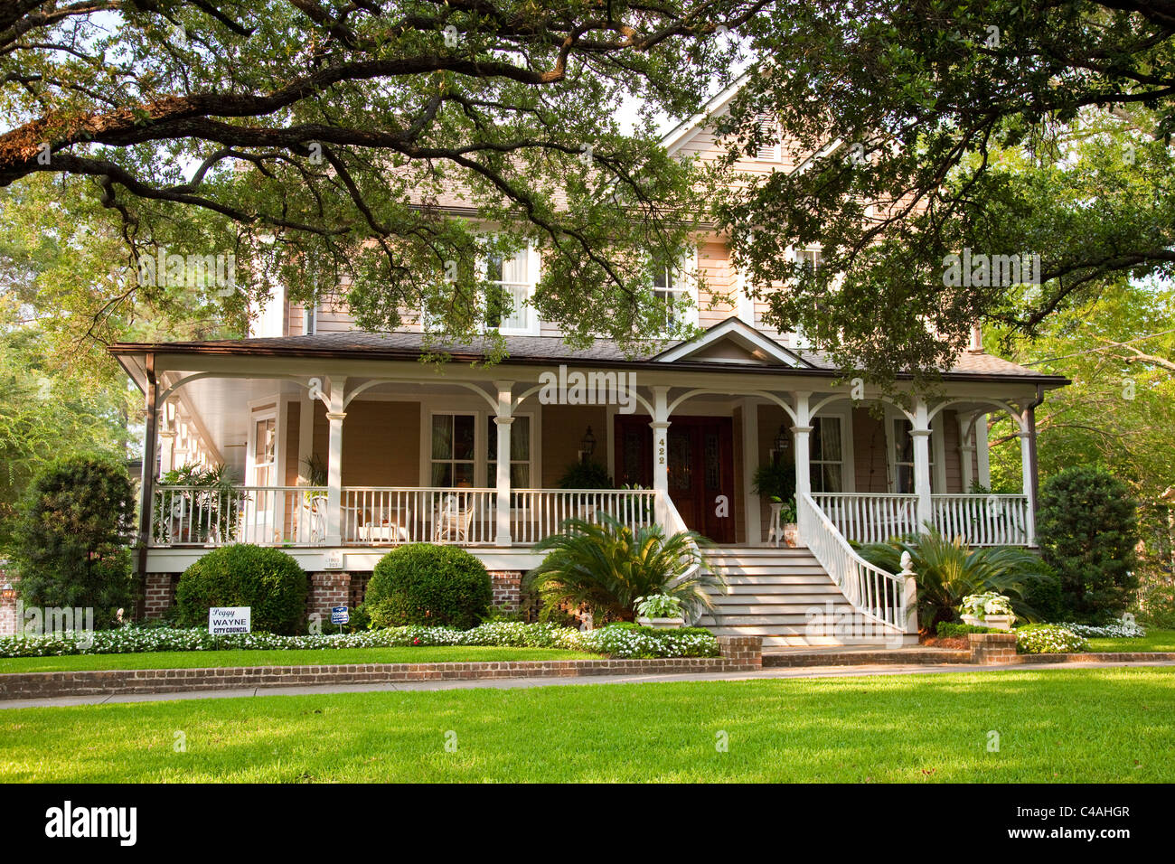 Grand old house in South Carolina Stock Photo Alamy
