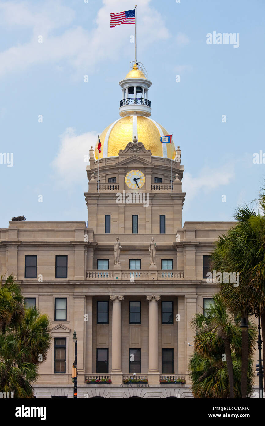 Savannah ga city hall dome hires stock photography and images Alamy