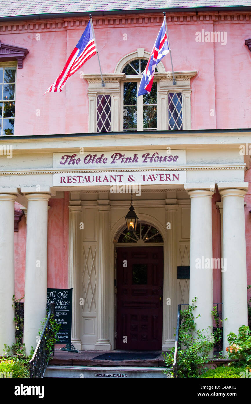 the pink house restaurant savannah menu