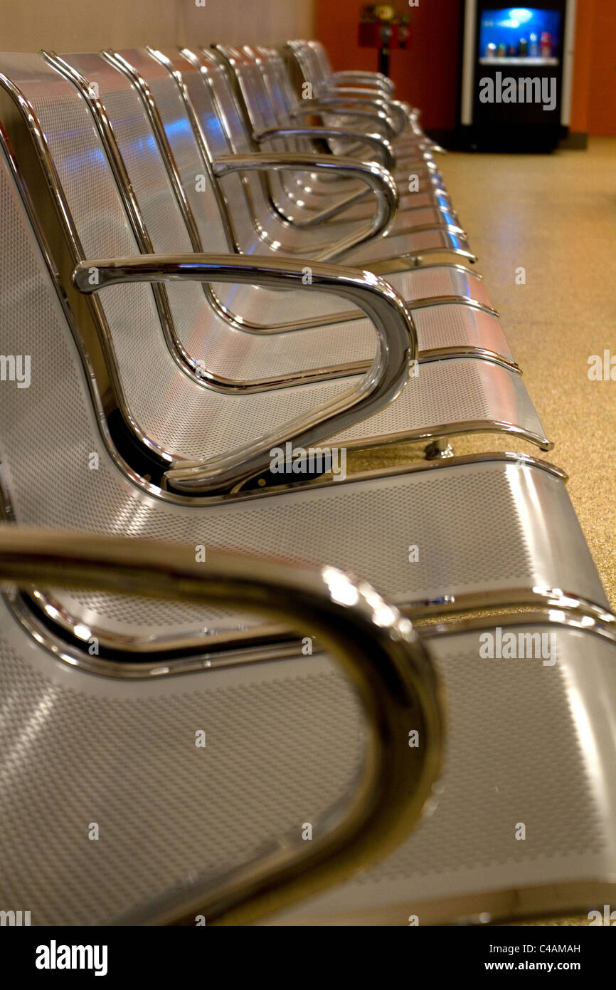Empty waiting room with chairs hi-res stock photography and images - Alamy