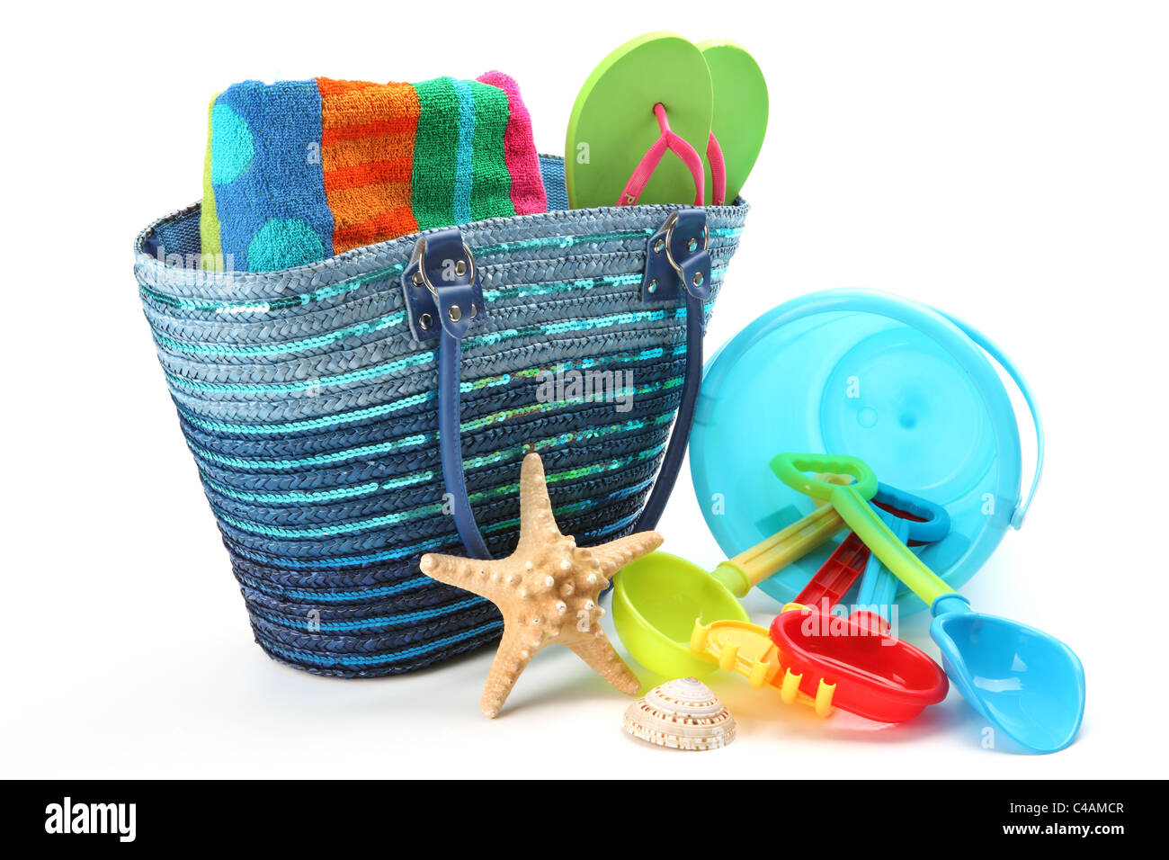 plastic beach bag for toys