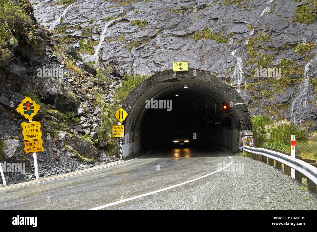 Homer Tunnel, Milford Road, Cleddau Valley, Fiordland, South Island
