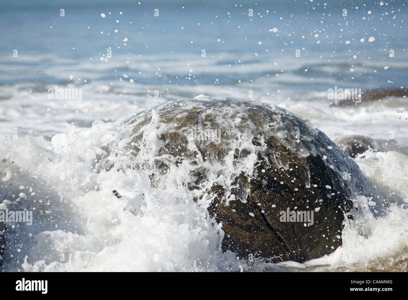 Water Splashing Over A Rock High Resolution Stock Photography and ...