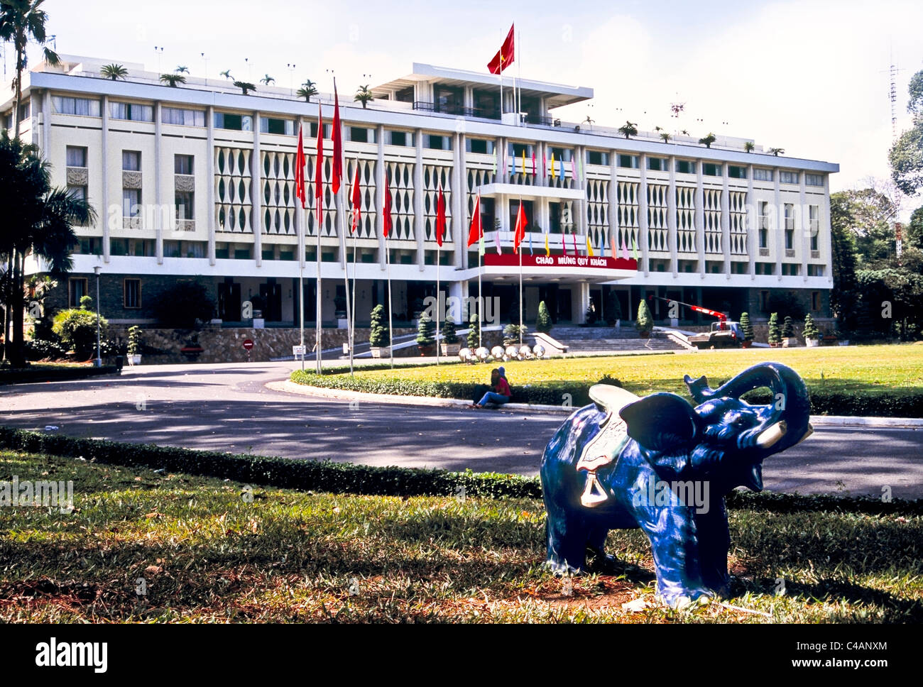 The Reunification Palace or Hall, or Independence Palace, Ho Chi Minh City or Saigon, Vietnam The Reunification Palace or Hall, or Independence Palace, Ho Chi Minh City or Saigon, Vietnam