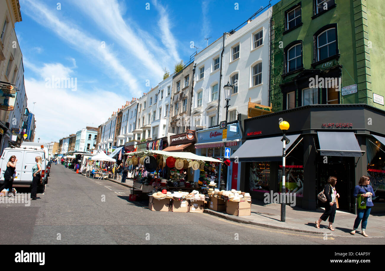Portobello Road, London, UK Stock Photo Alamy