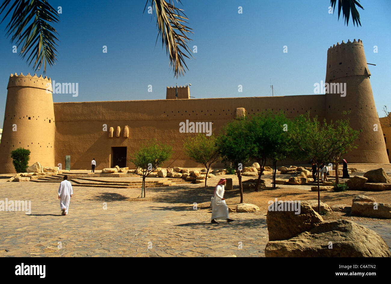Saudi Arabia, Riyadh. Built in around 1865 and now much restored, Masmak Fort (or Qasr al-Masmak) Stock Photo