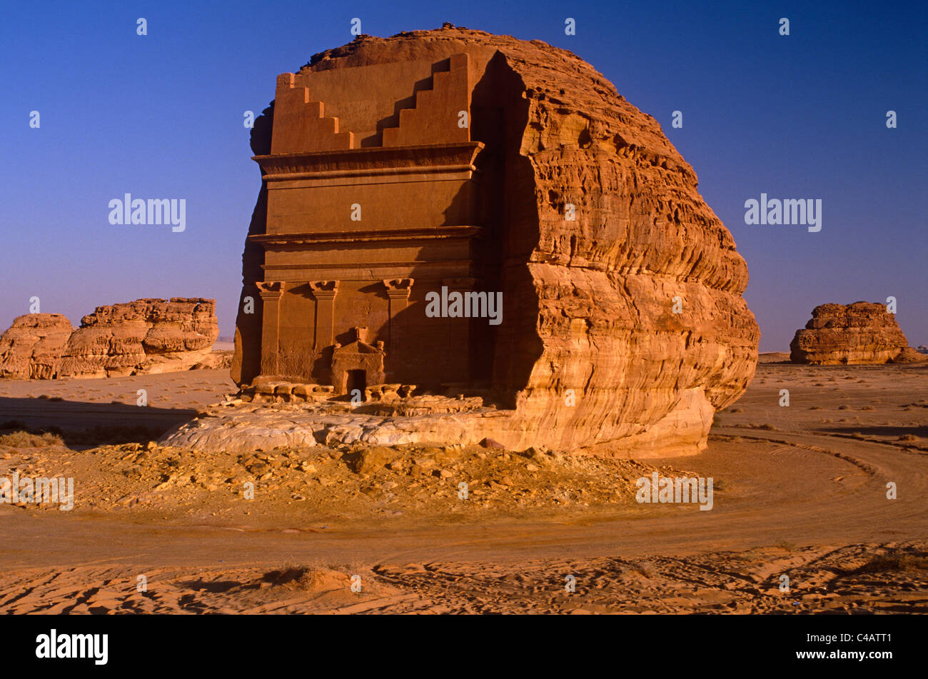 Saudi Arabia, Madinah, nr. Al-Ula, Madain Saleh (aka Hegra). Now a UNESCO World Heritage Site, Stock Photo