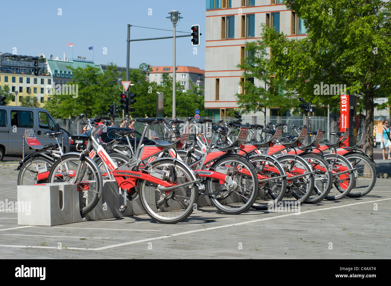 Rental bikes. Berlin. Germany Stock Photo Alamy