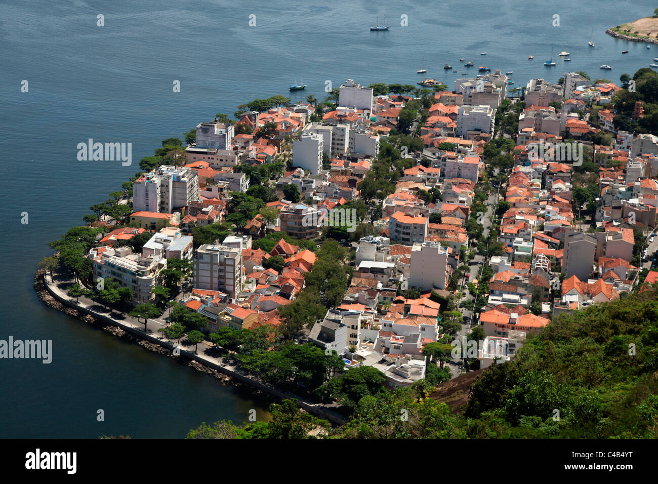 Aerial View of Urca Neighborhood in the City of Rio de Janeiro, Brazil  Stock Photo - Alamy