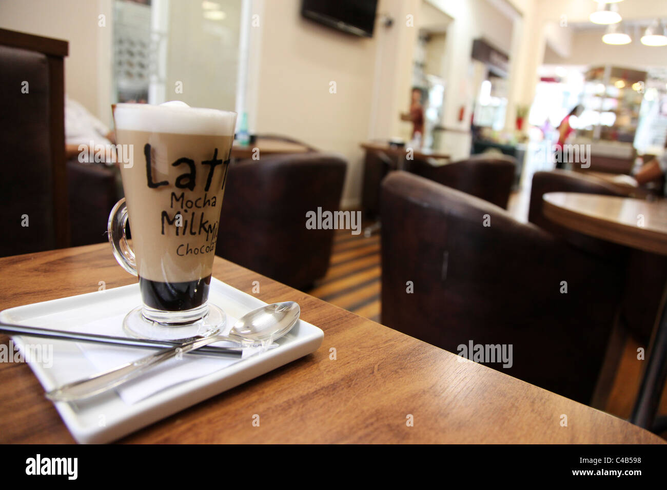 Cafe in Florianopolis, capital of the state of Santa Catarina. Stock Photo