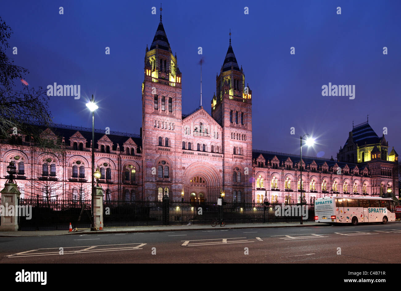 The National History Museum in London Kensington. Stock Photo
