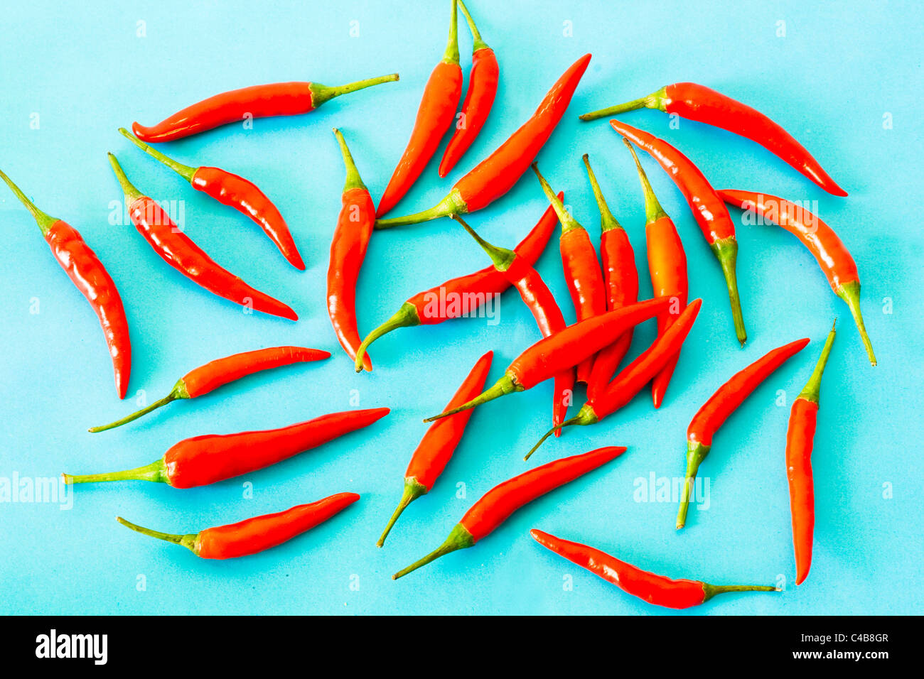 Many of red hot chili pepper Stock Photo - Alamy