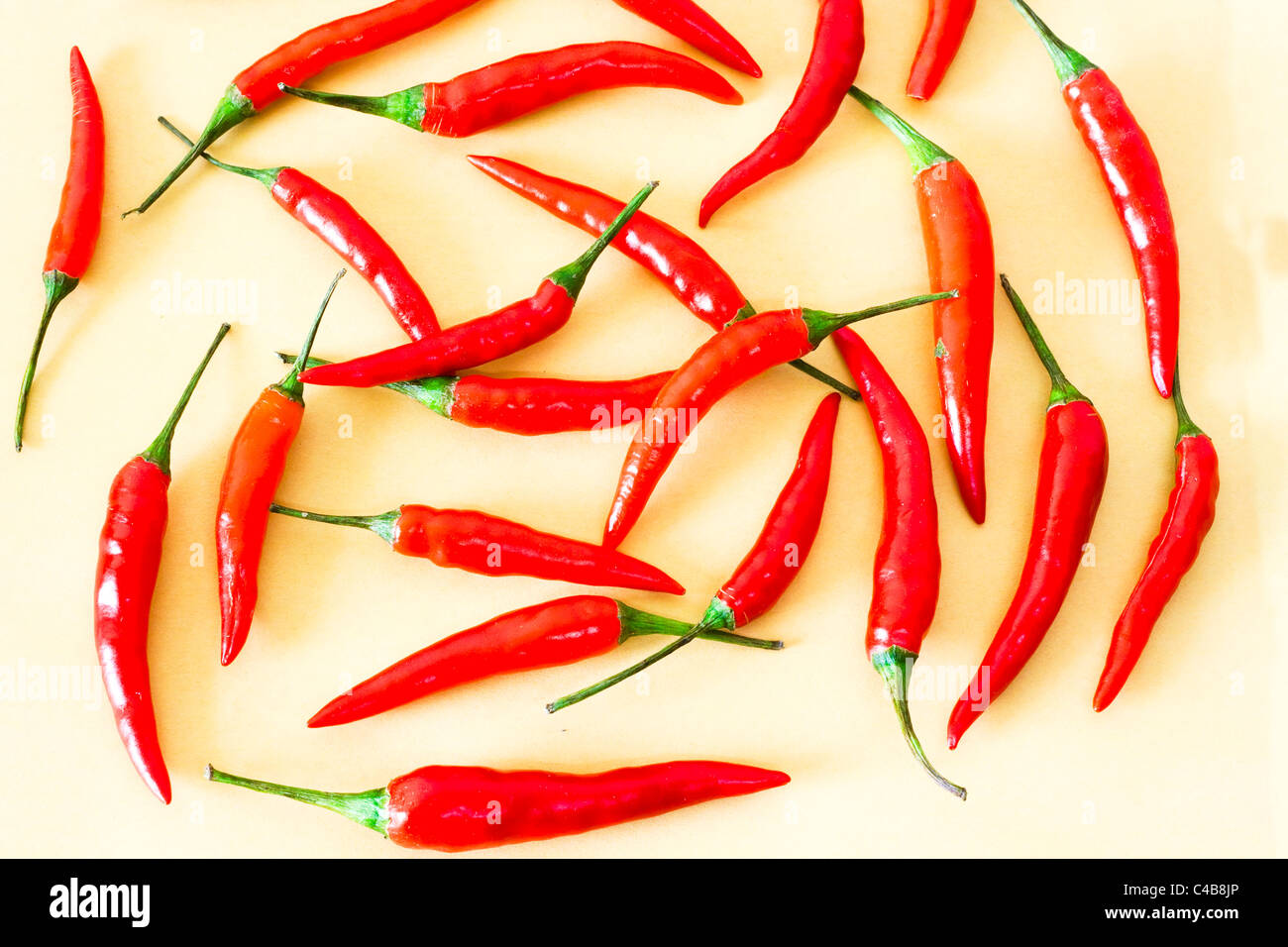 Many of red hot chili pepper Stock Photo - Alamy