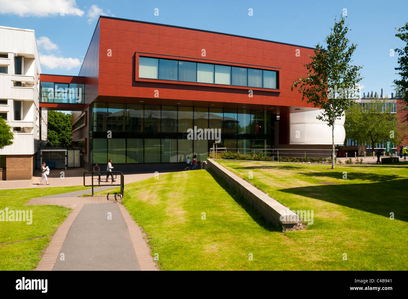 Lady Hale Building, Salford Law School, Salford University, Salford, Manchester, England, UK.  Architect: Broadway Malyan. Stock Photo