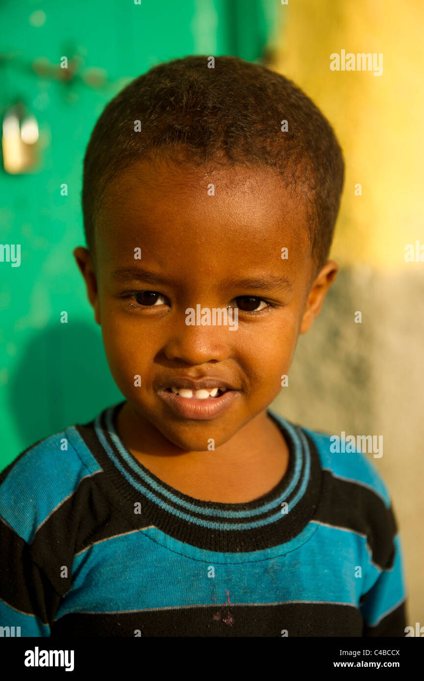 Boy, Berbera, Somaliland, Somalia Stock Photo
