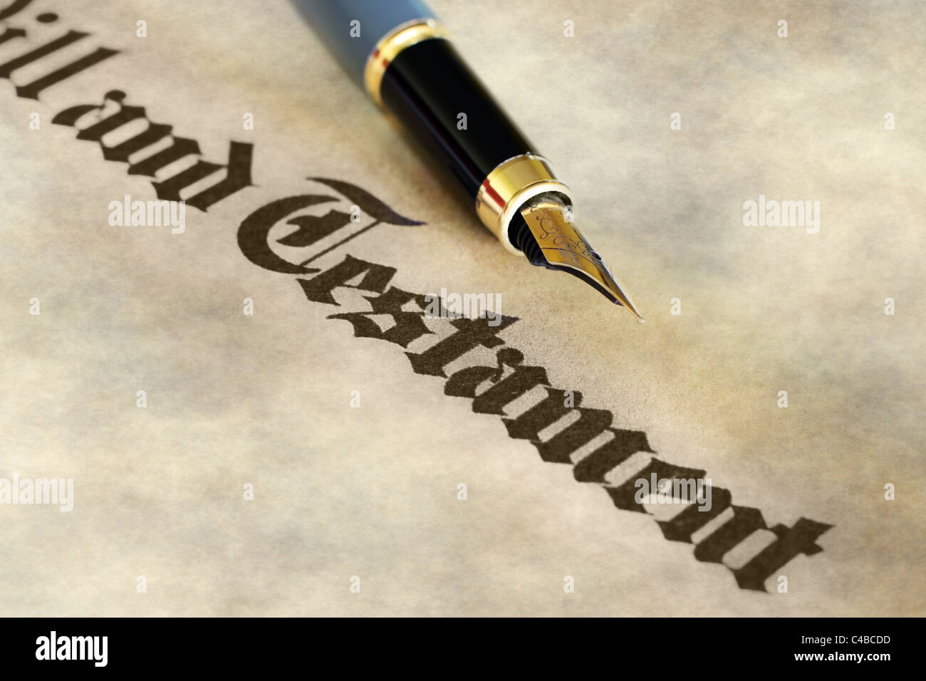 Last will and testament Stock Photo - Alamy