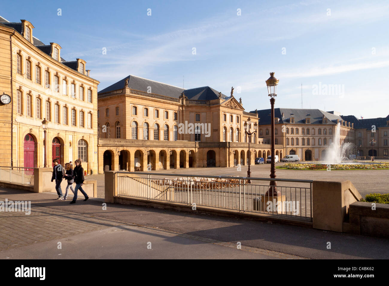 The Opera House, (Opera-Theater) Place de la Comedie, in the city of Metz, Moselle, Lorraine, France Stock Photo