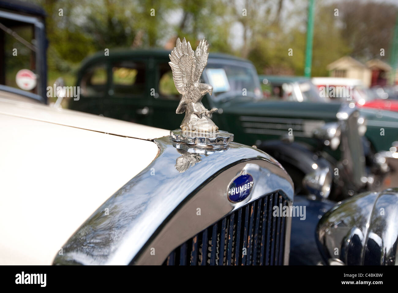 Humber Car Badge Stock Photo Alamy