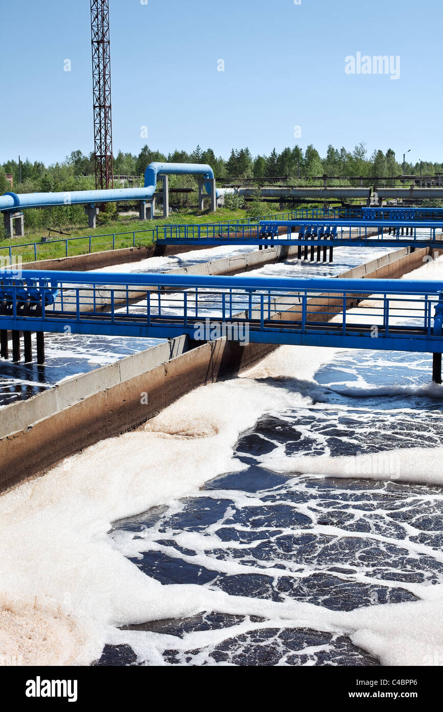 Biological Water Purification Station Water Settling Purification Stock Photo Alamy