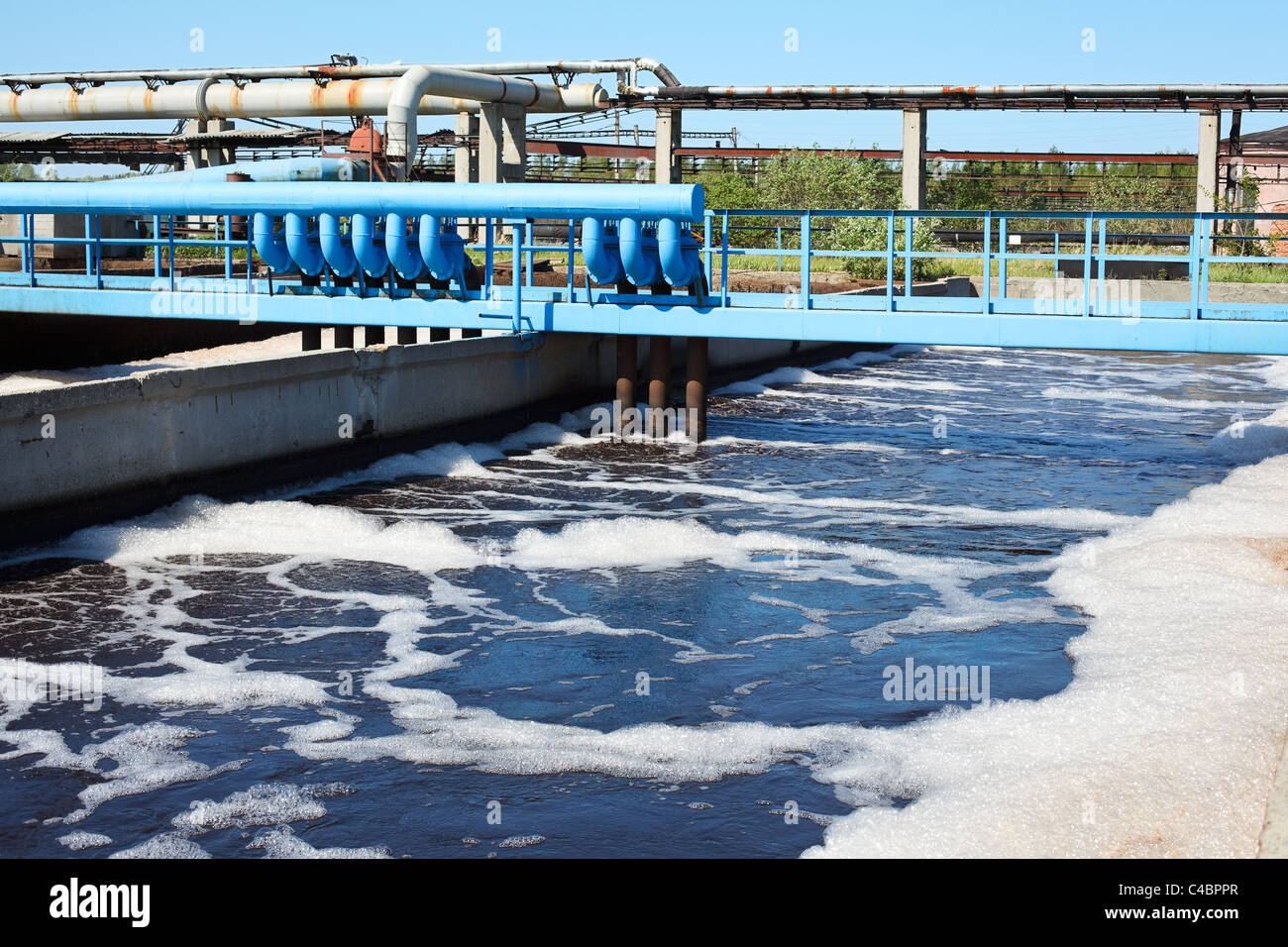 Biological Water Purification Station Water Settling Purification Stock Photo Alamy