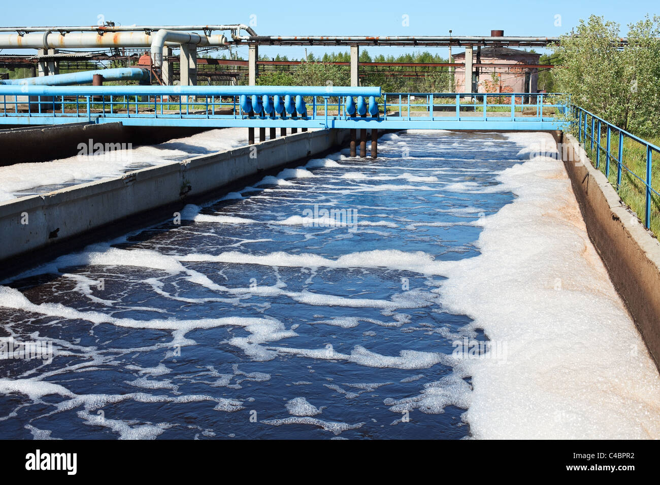 Biological Water Purification Station Water Settling Purification Stock Photo Alamy