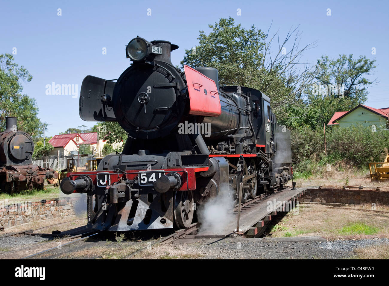 Steam Trains at Malden, Victoria, Australia. Stock Photo
