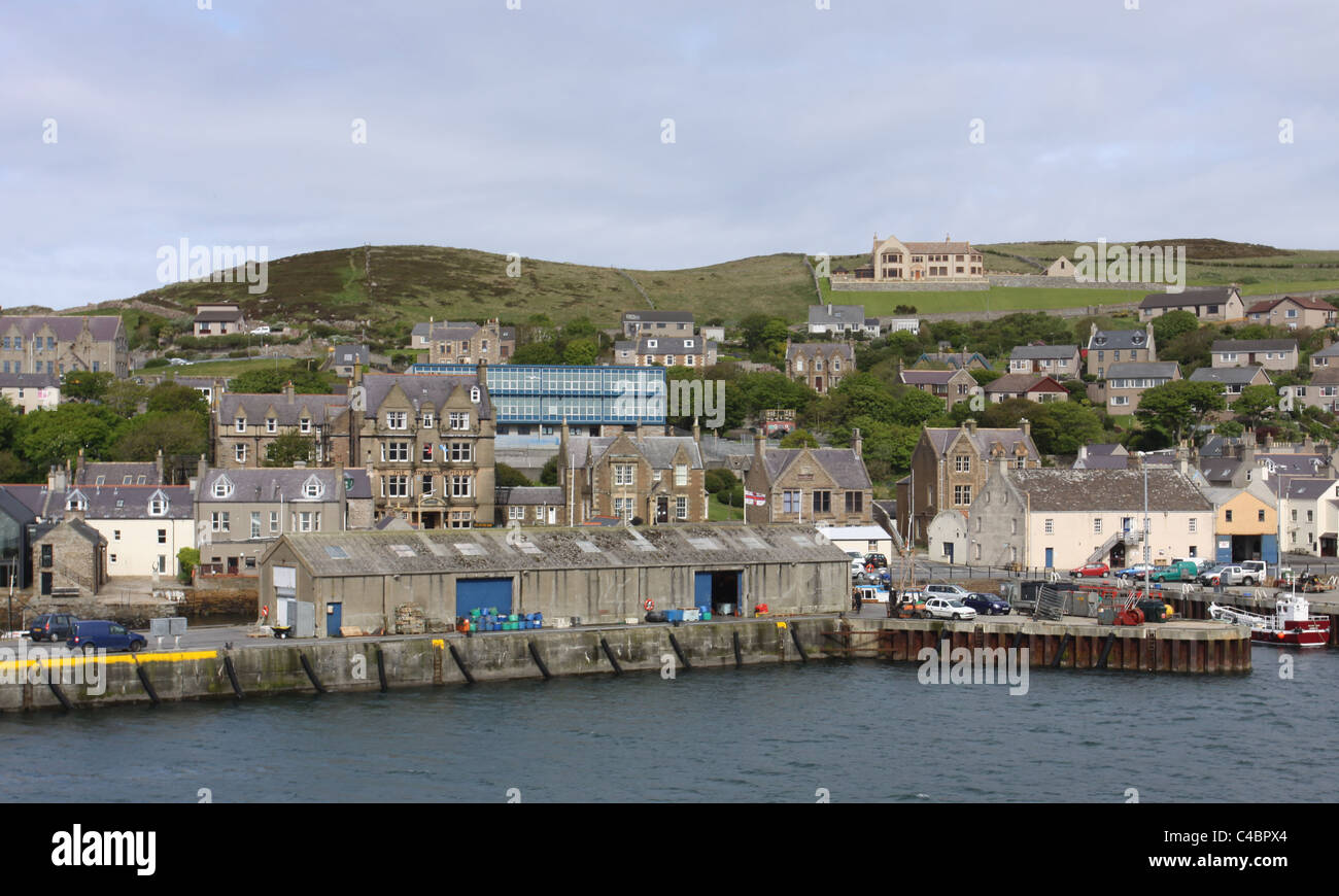 Stromness waterfront Orkney Scotland May 2011 Stock Photo