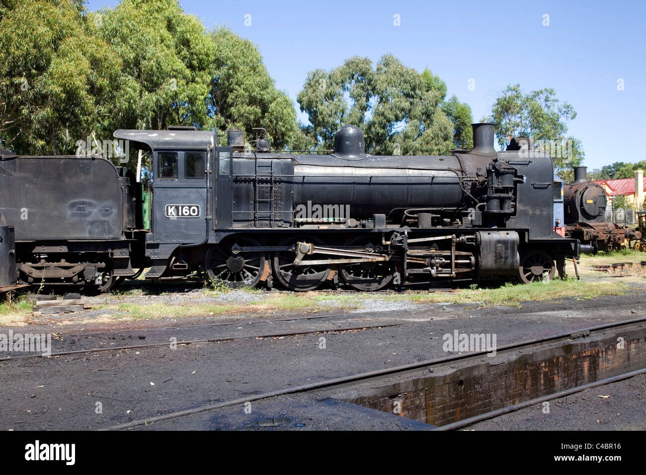 Steam Trains At Malden, Victoria, Australia Stock Photo - Alamy