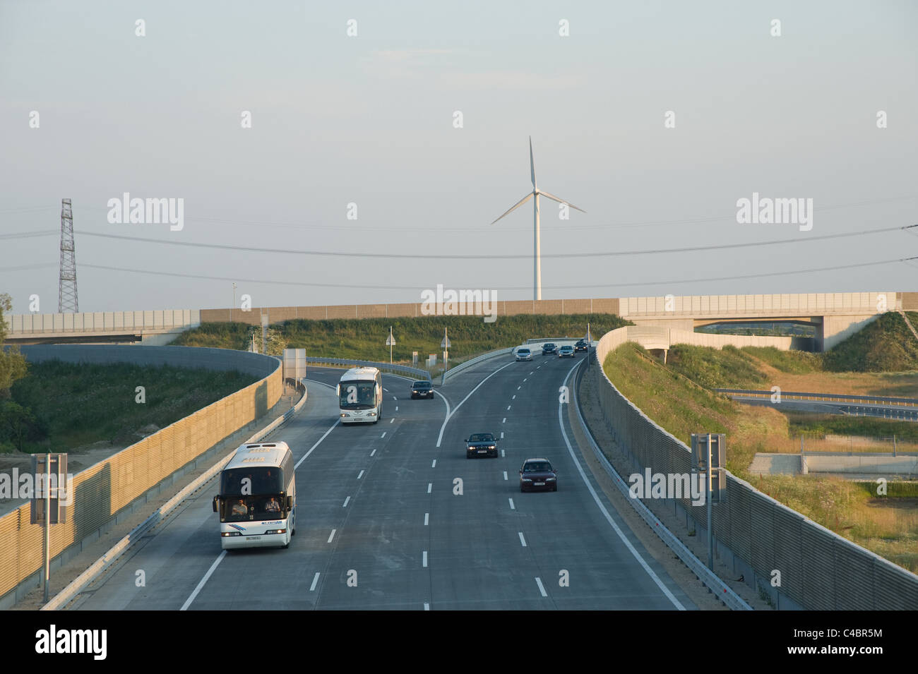 Highway in Austria Stock Photo