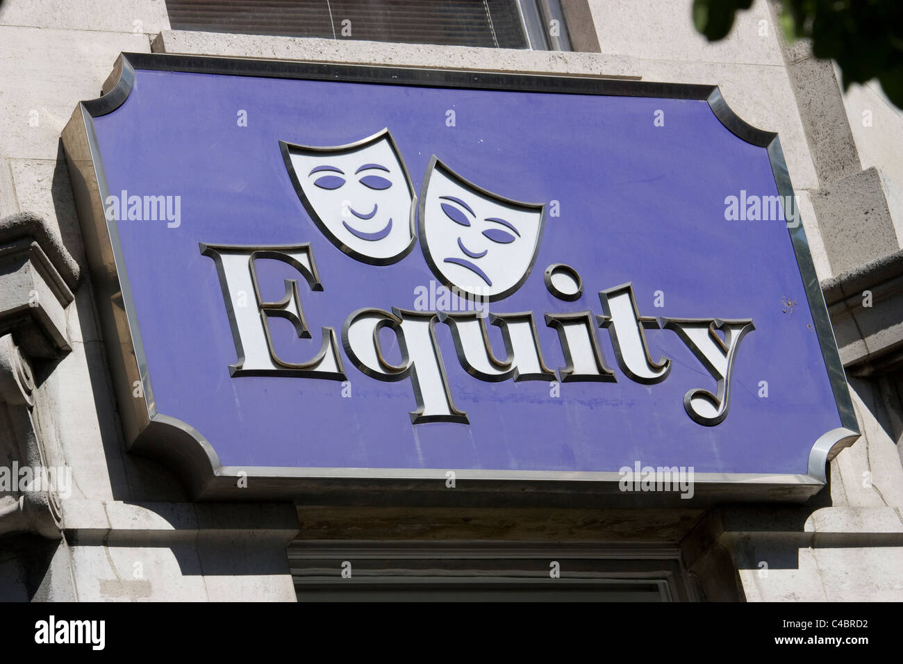 Equity headquarters of actors union UK Stock Photo