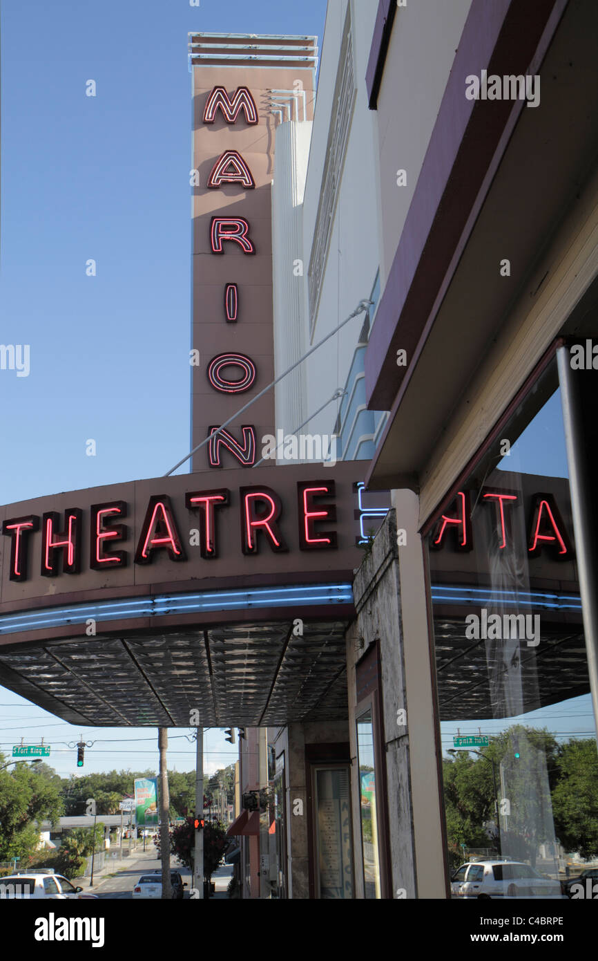Marion Theatre Ocala Florida High Resolution Stock Photography and