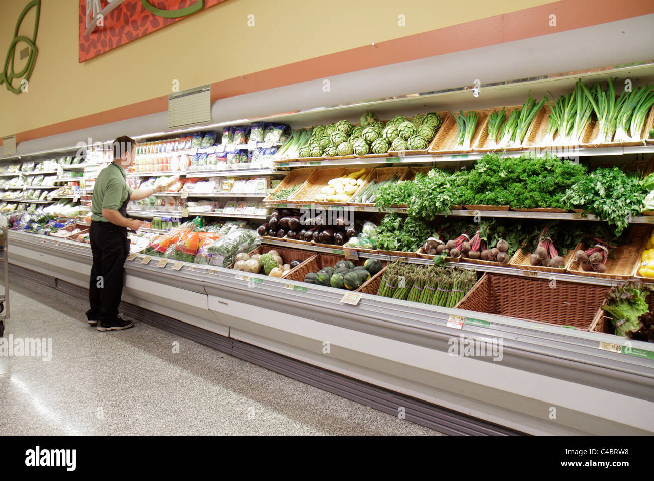 Employee Stocking Shelves High Resolution Stock Photography and Images