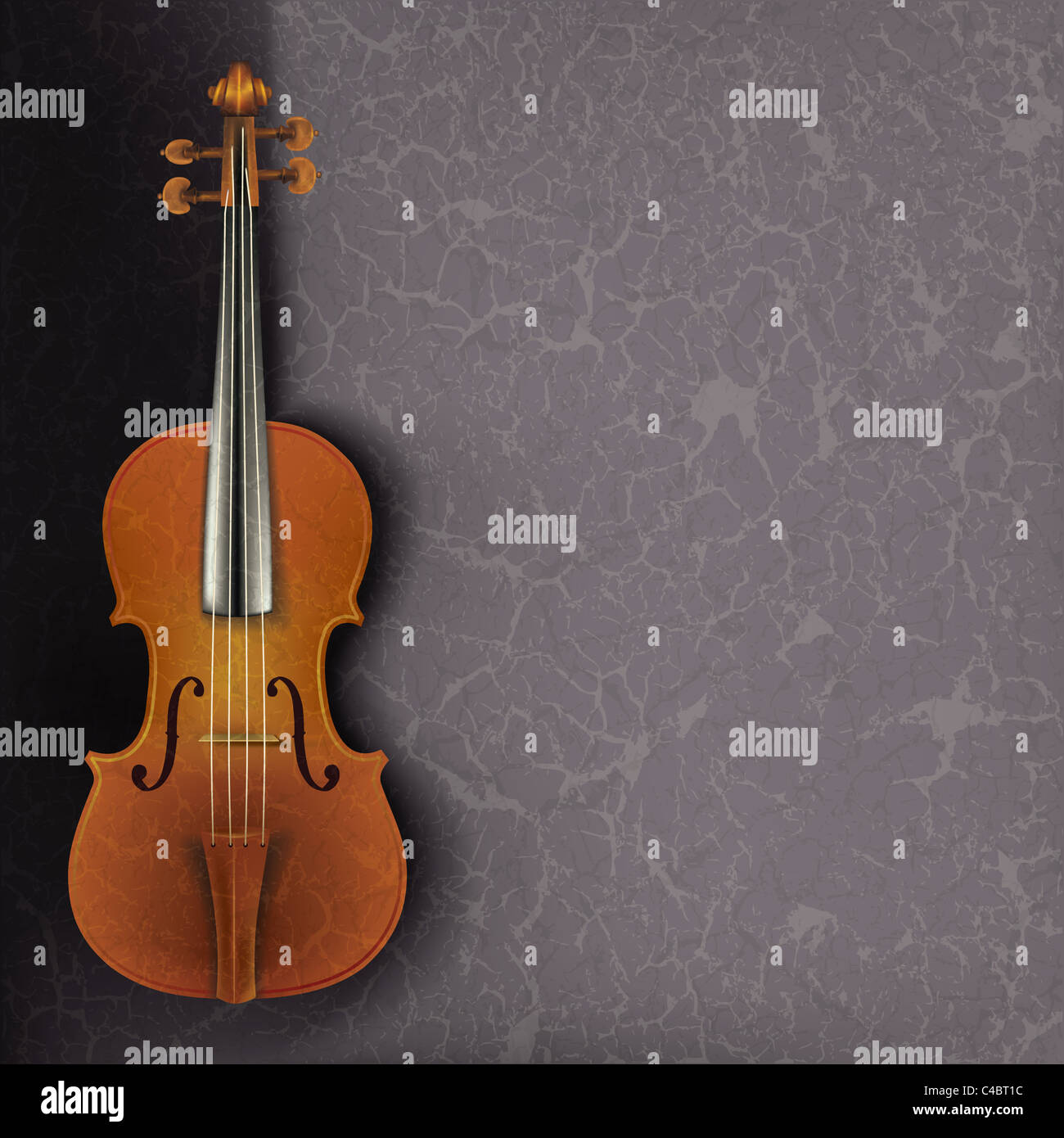 abstract grunge music background with violin on a grey Stock Photo - Alamy