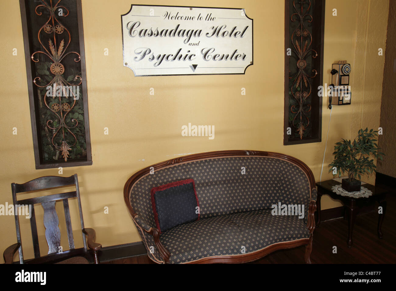 Florida,Volusia County,Cassadaga,Psychic Capital of the  World,Cassadega,hotel,psychic,medium,metaphysical,spiritualist,readings,FL110531040  Stock Photo - Alamy