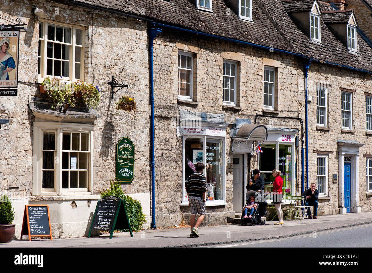 Woodstock, Oxfordshire, United Kingdom Stock Photo Alamy