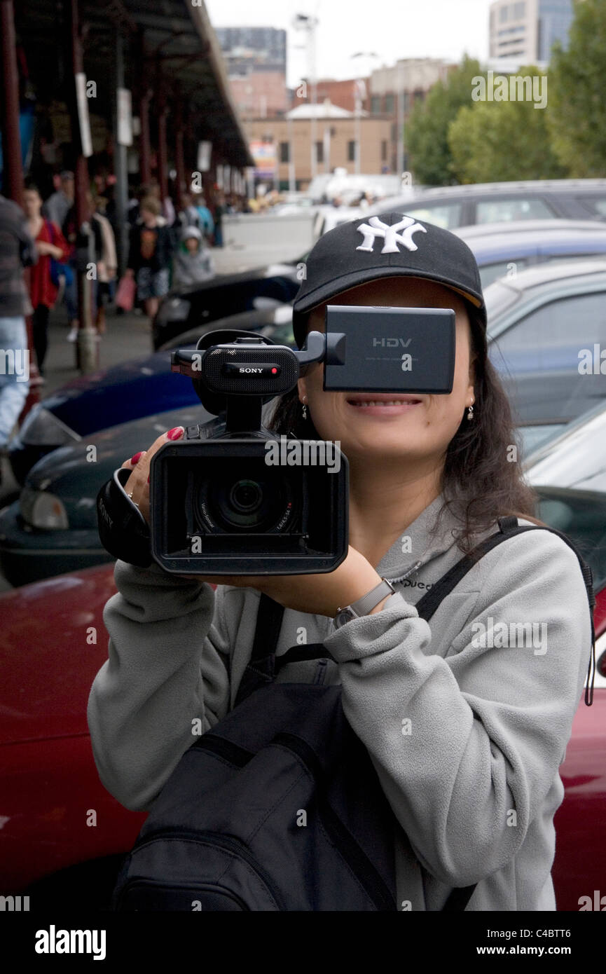 street video camera Stock Photo