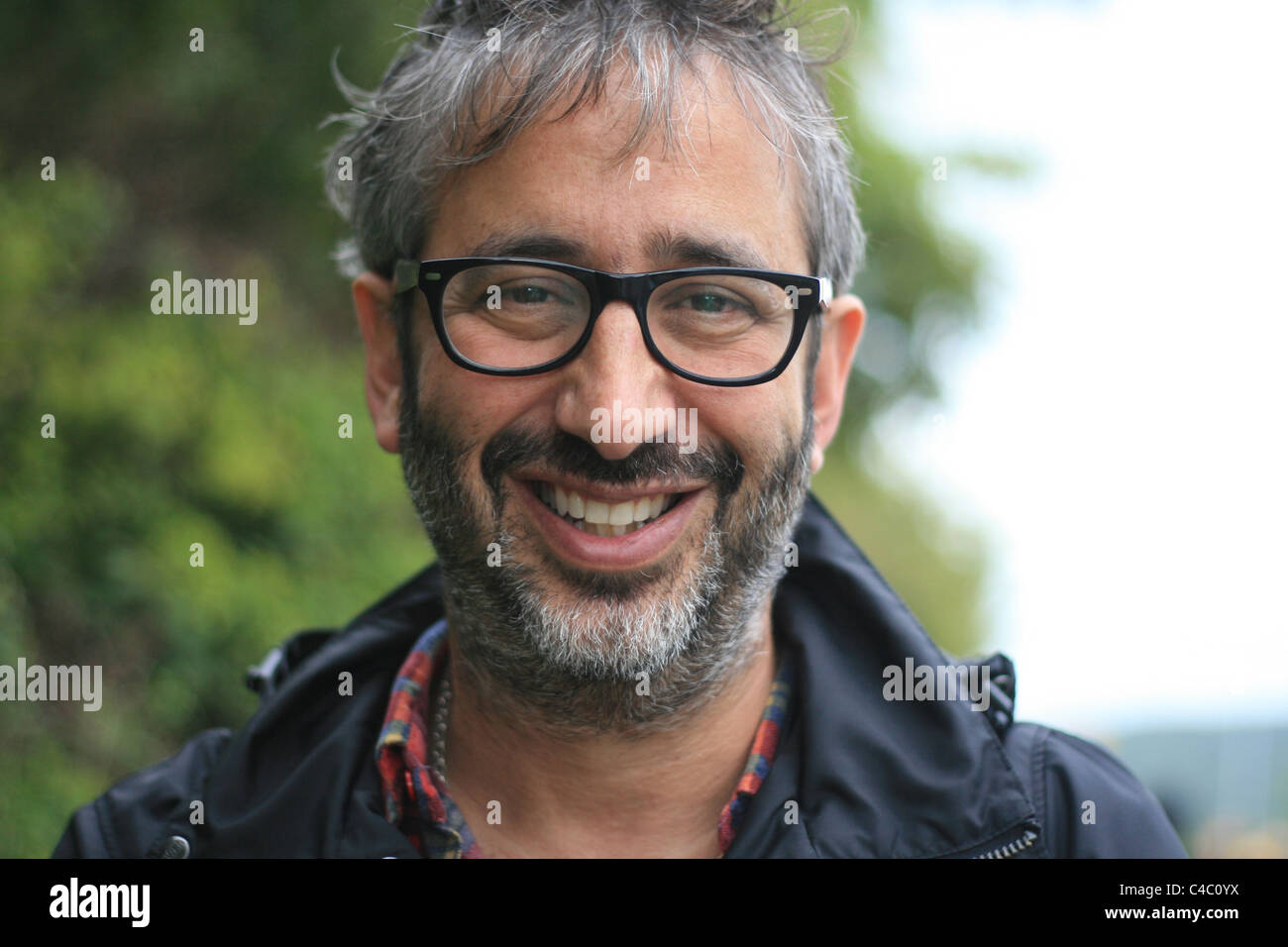 david baddiel at the hay literary festival, 30 may 2011 Stock Photo