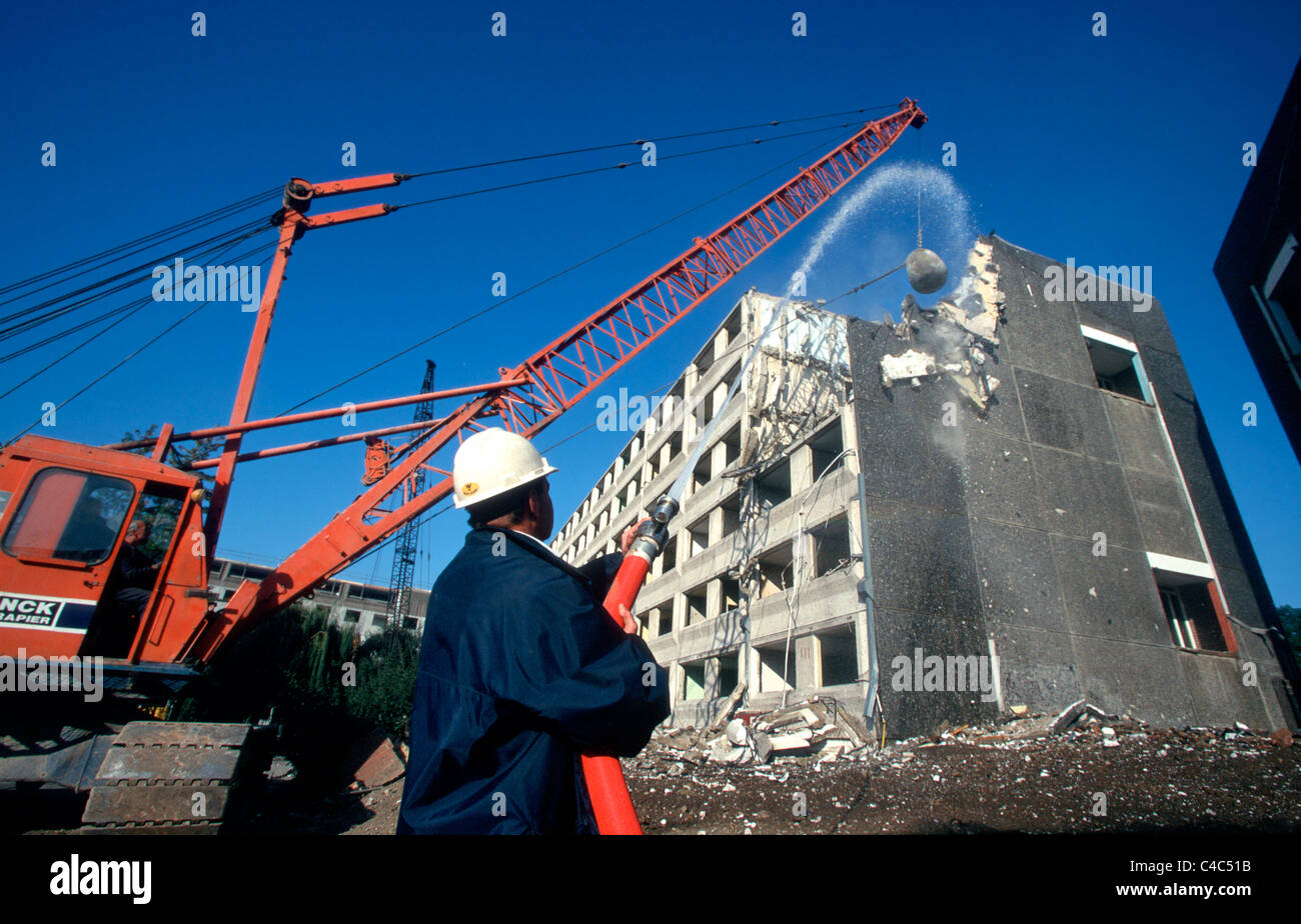 Demolition of an Estate in Wembley North London. Stock Photo