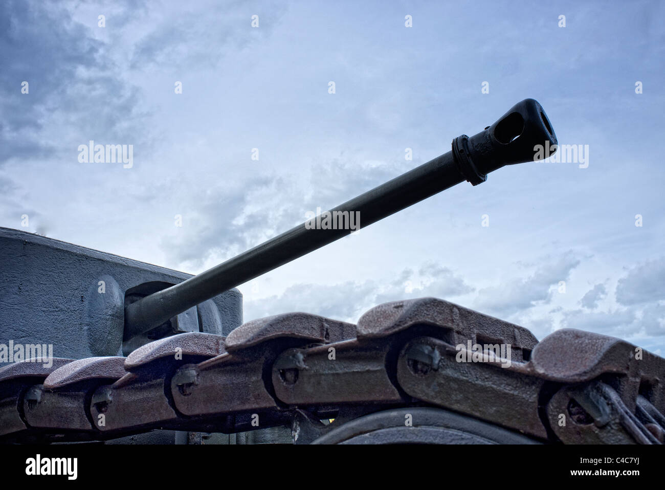 close up of a tank Stock Photo