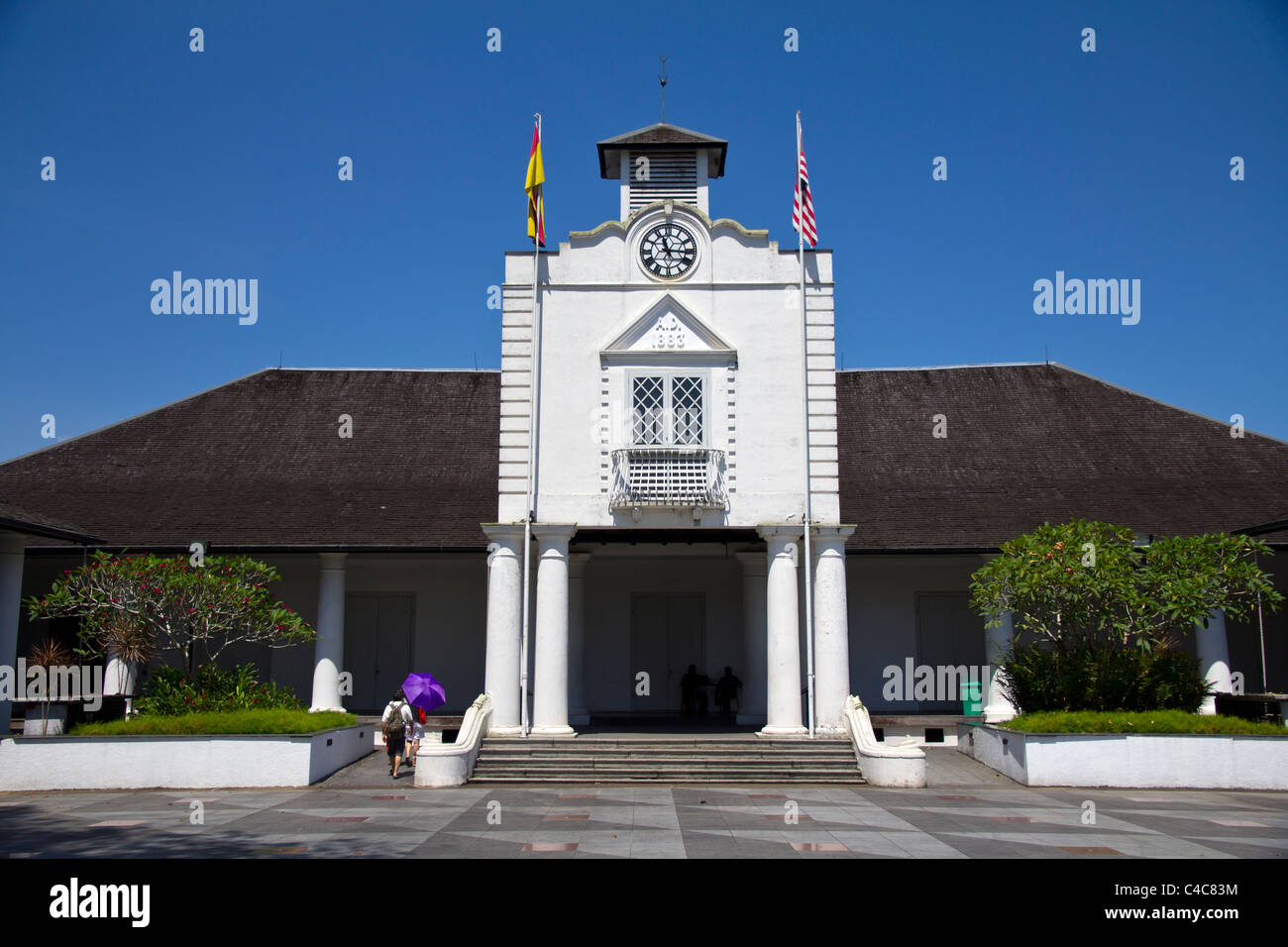 The Old Courthouse in Kuching, Borneo, Malaysia Stock Photo