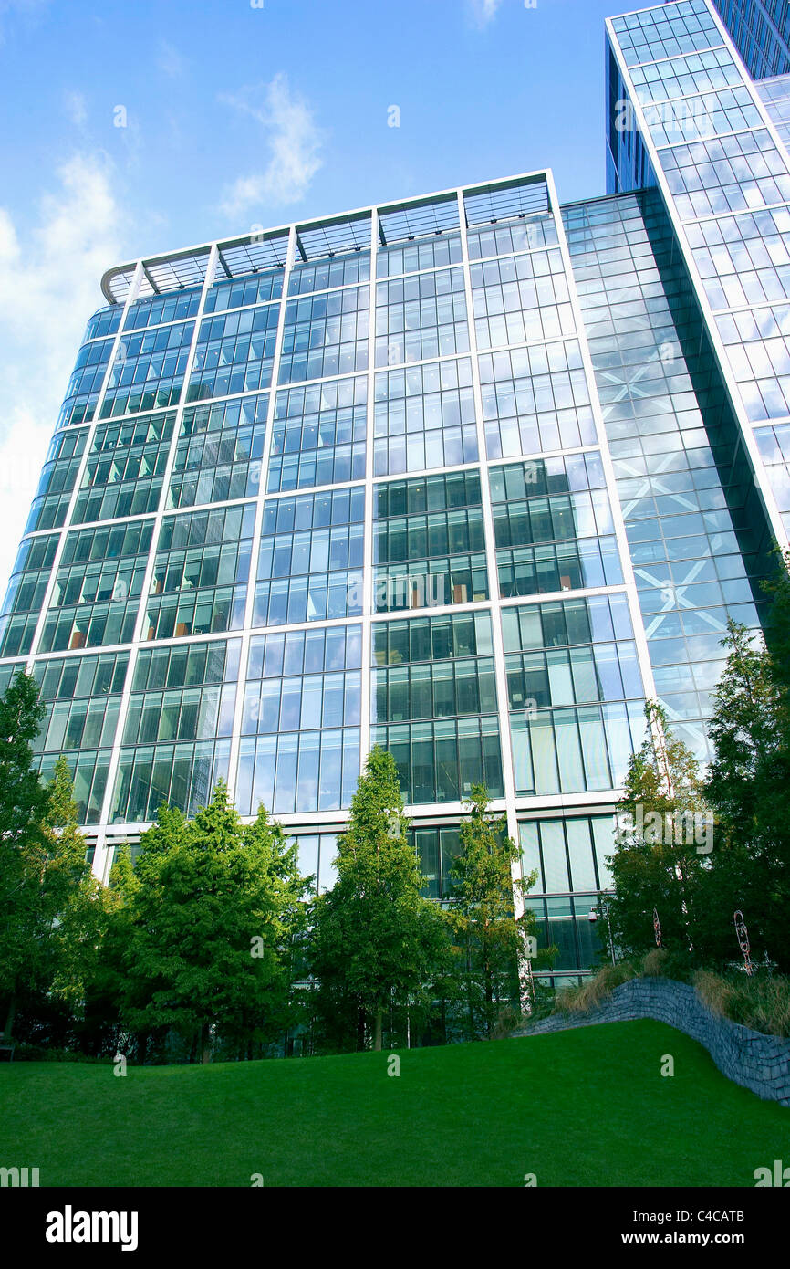 Building architecture Canary Wharf Docklands London UK Stock Photo - Alamy