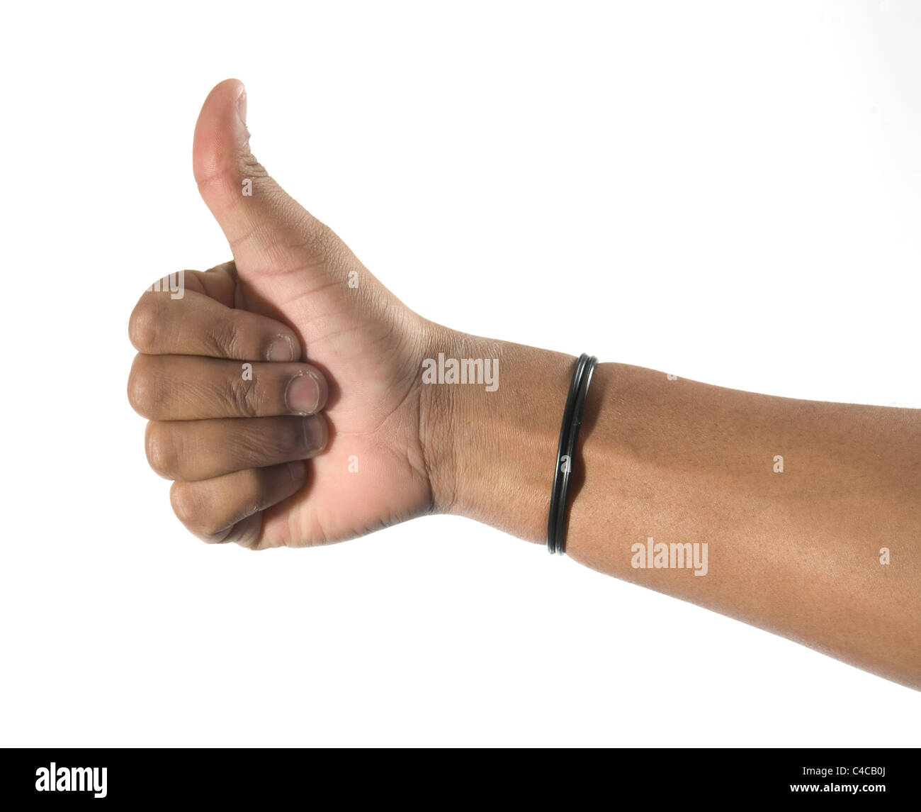 Africans hand giving the thumbs up hires stock photography and images