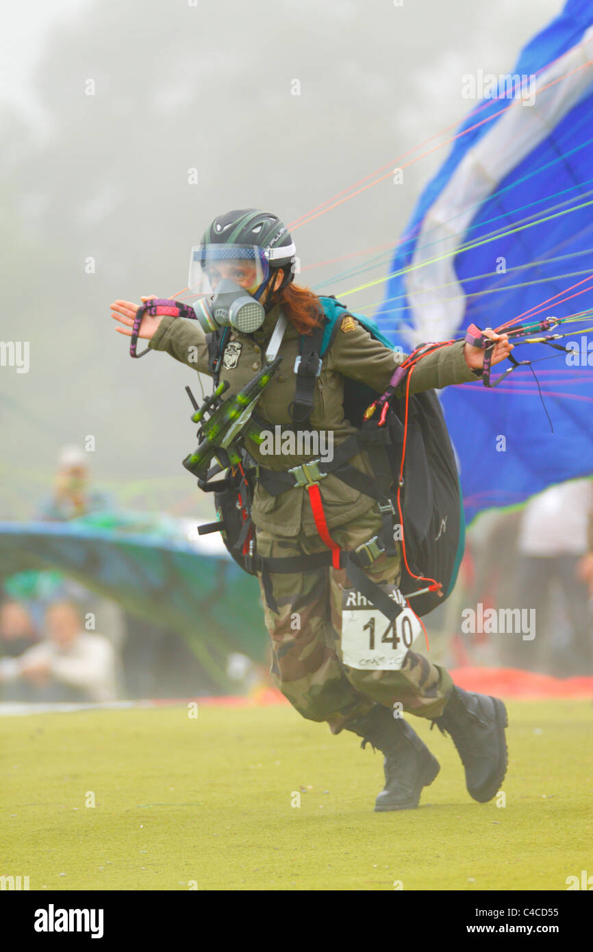 Paraglider's costume contest at Coupe Icare 2010, Saint Hilaire du