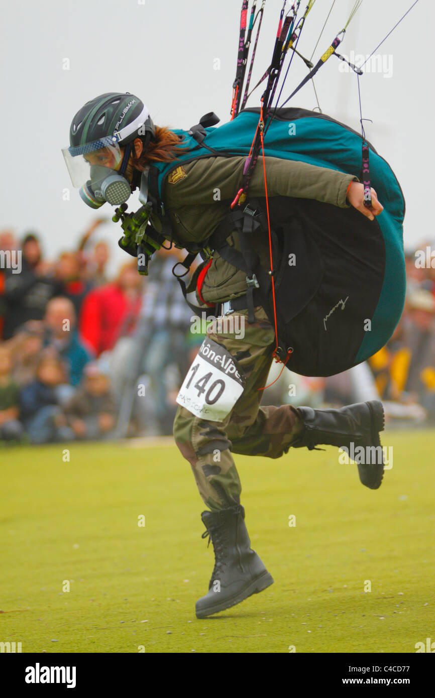 Paraglider's costume contest at Coupe Icare 2010, Saint Hilaire du